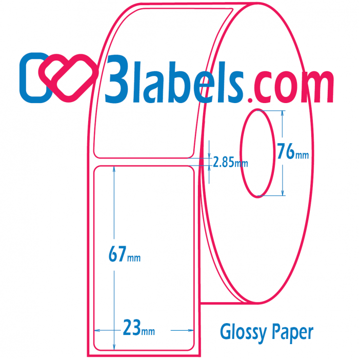 www.3labels.com Етикети на ролка за цветни инкджет принтери - Epson, Afinia, Trojan inkjet