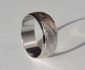 Позлатен пръстен халка бяло злато 9к (N2340)
