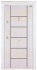 Блиндирана противовзломна входна врата модел D-102 цвят Бяло