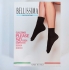 Bellissima 50DEN черни италиански гладки микрофибърни плътни къси чорапи без ластик...