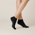 Kunert 35-38 черни женски 62% памучни къси чорапи за маратонки дамски луксозен къс чорап...