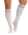 2чифта x Sisi женски италиански бели фигурални памучни чорапи до коляно три четвърти чорапи...
